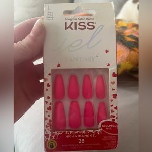 *NIB* Hot pink press on nails